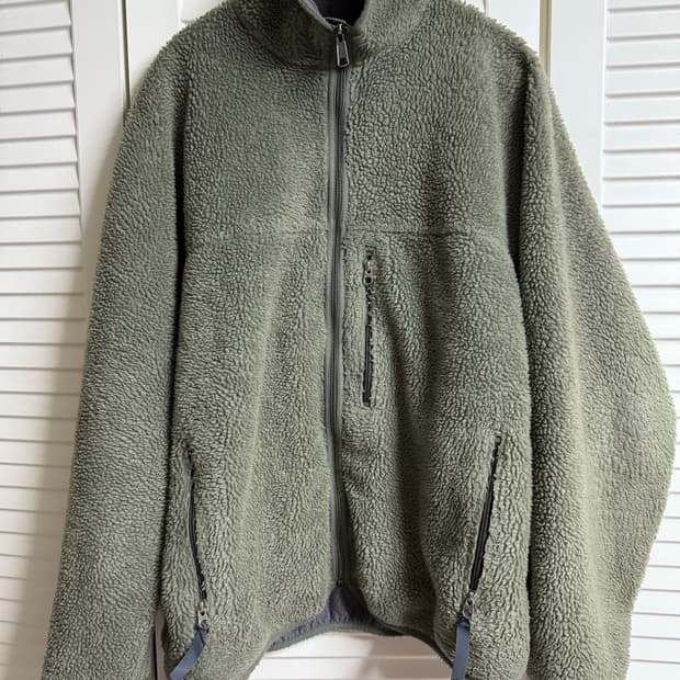 [L] 파타고니아 딥파일 후리스 가디건 90s USA 77c