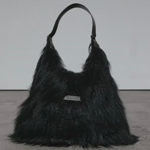 보헤미안서울 LONG HAIR STRAP HOBO BAG 롱헤어 호보백