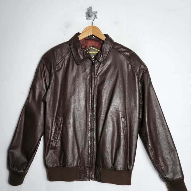 Leathermaster 레더 블루종 자켓