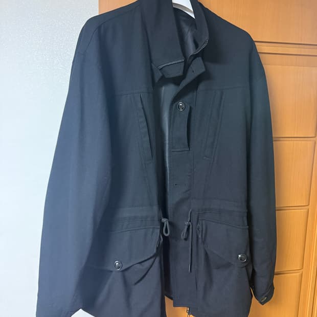 이얼즈어고 보일드 울 필드파카 블랙 L