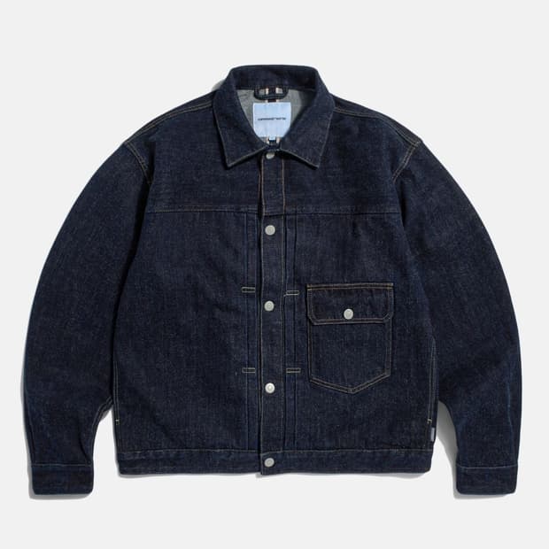 에스피오나지 Type 1 Selvedge Denim 인디고 데님 자켓 M