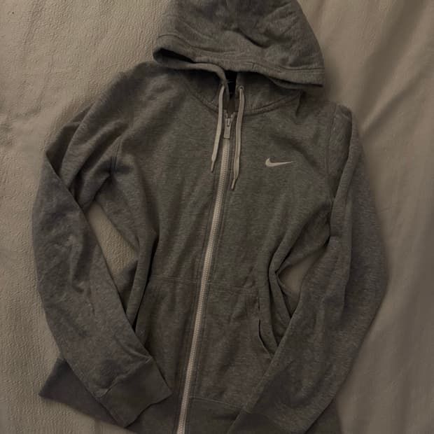나이키 그레이 후드집업