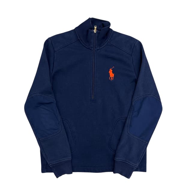 폴로 우먼스 하프집업 빅포니 맨투맨(S)