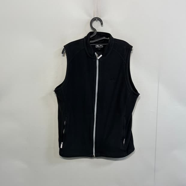 아디다스 남성 기모 조끼 100