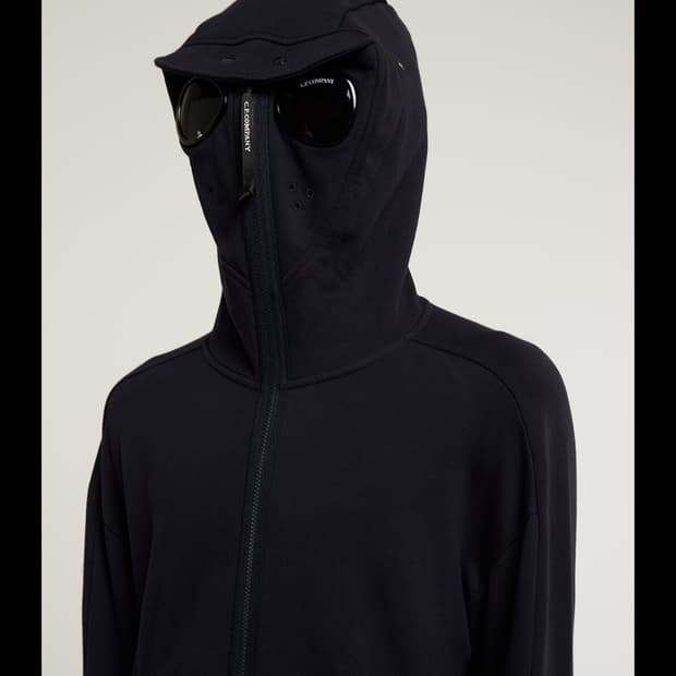 C.P 컴퍼니 고글 풀집 후드집업