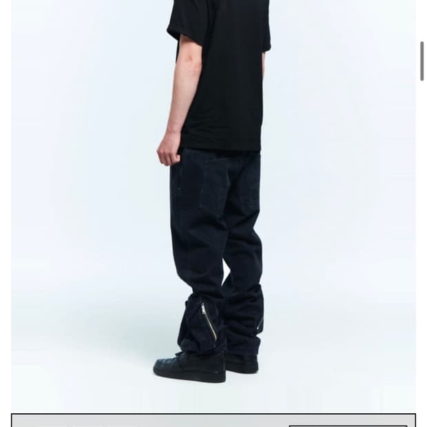 MPa ANKLE CARGO PANTS (BLACK)