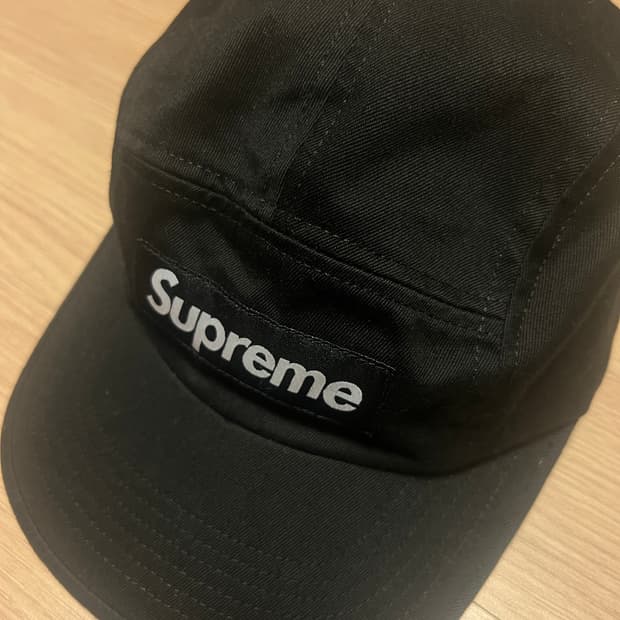 슈프림 위시드 치노 트윌 캠프캡 블랙