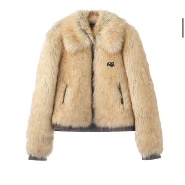 스컬프터 Faux Fur Grizzly Jacket Natural