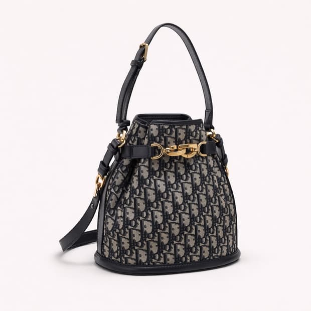 [S급] 디올 오블리크 쎄 디올 버킷백 미디움 판매합니다!!!