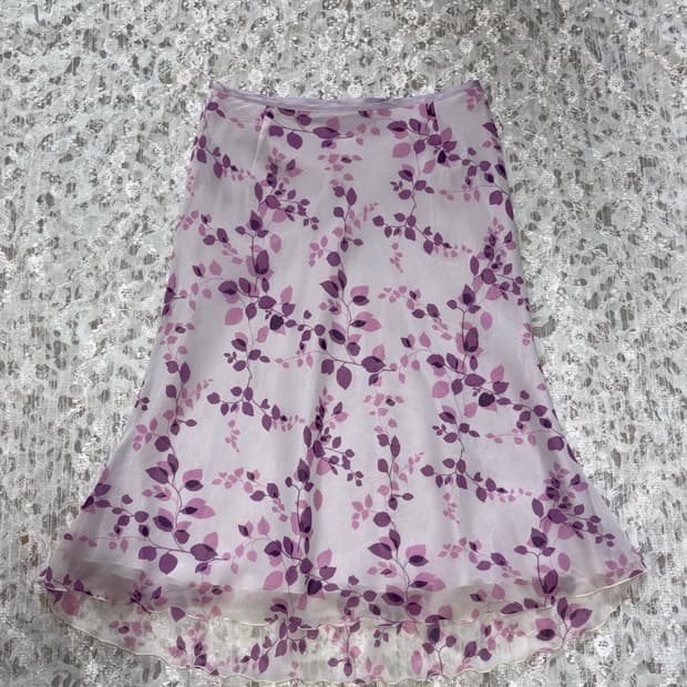 Purple leaf skirt