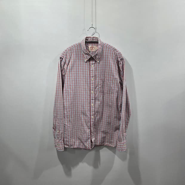 브룩스브라더스 버튼다운 체크셔츠 S