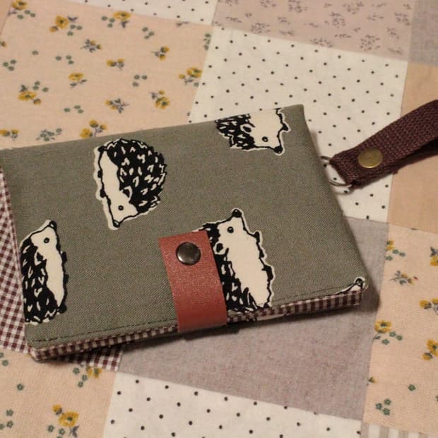 핸드메이드 고슴도치 지갑