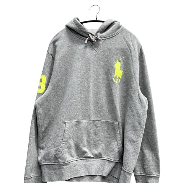 폴로랄프로렌 빅포니 후드 티 그레이