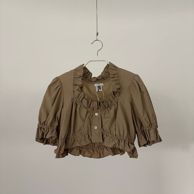 Ruffle Crop Blouse