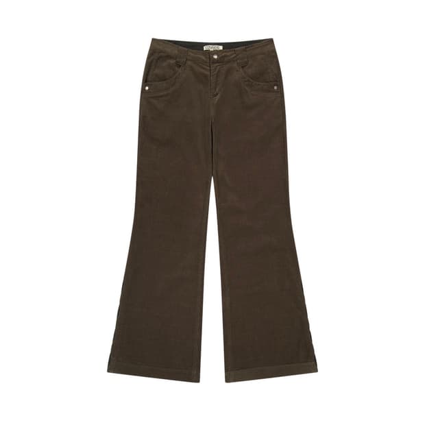 코이세이오 리프 컷 코듀로이 팬츠 브라운