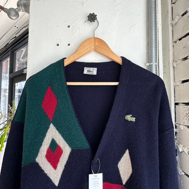 15499 - 라코스테 아가일 가디건