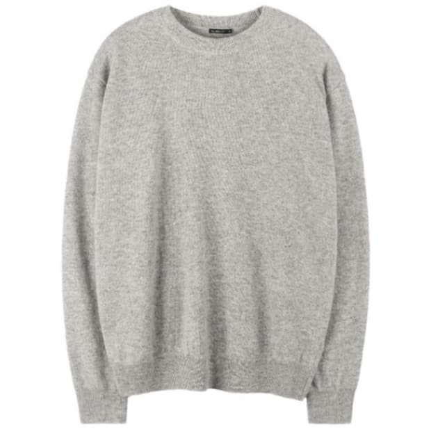 하우스바켄 울 캐시미어 니트 그레이 2