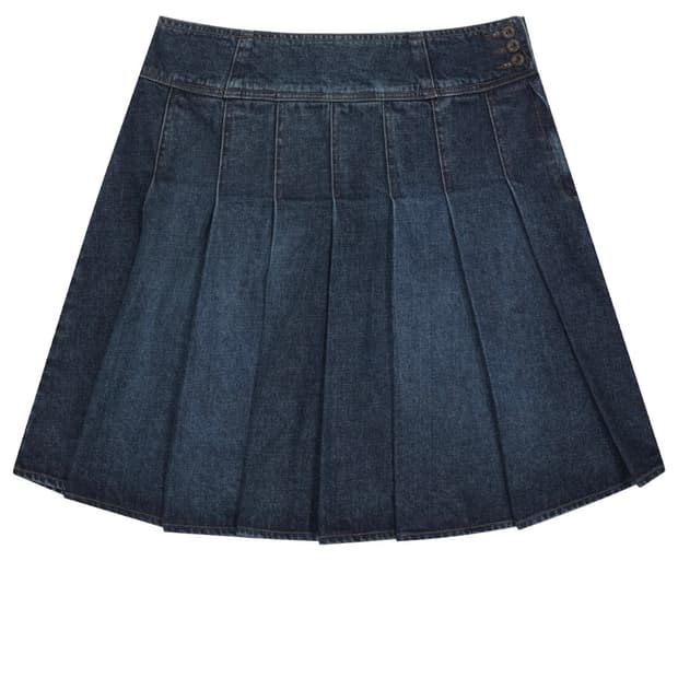 코이세이오 데님 플리츠 스커트 1