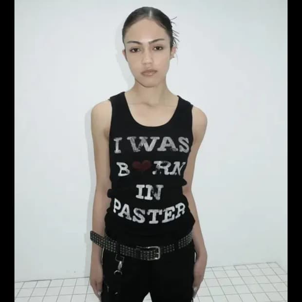 패스터 paster 아이워즈본인 슬리브리스 나시
