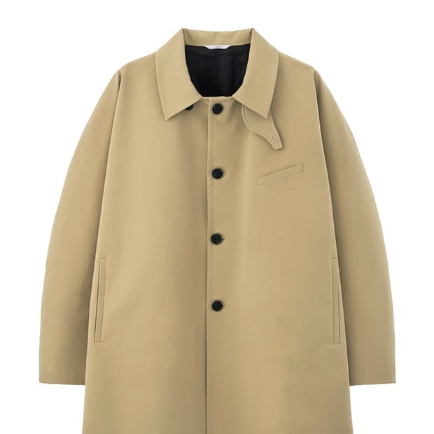 stu 돌먼 하프코트 베이지 m