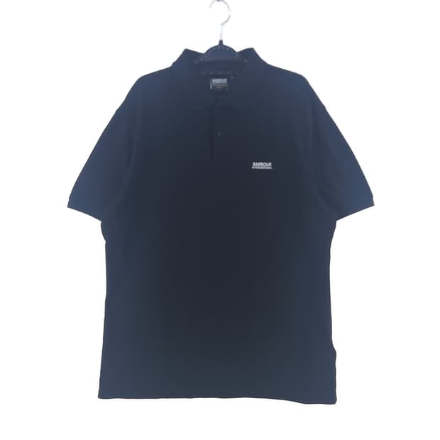 [남L]바버 블랙 24S PK 반팔티[Y67-235]