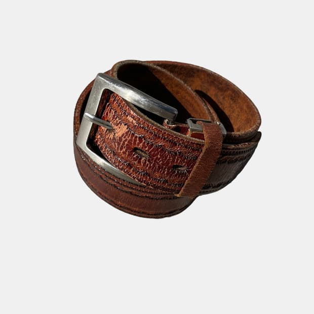 vintage ethnic pattern belt