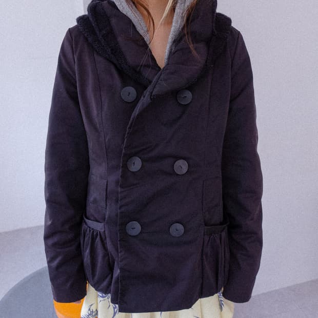 Calvin Klein big button jacket