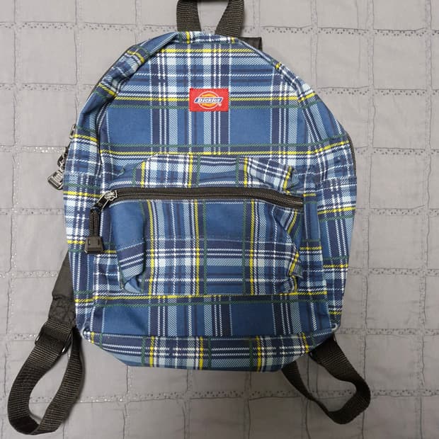 디키즈 2008 빈티지 체크 미니 백팩