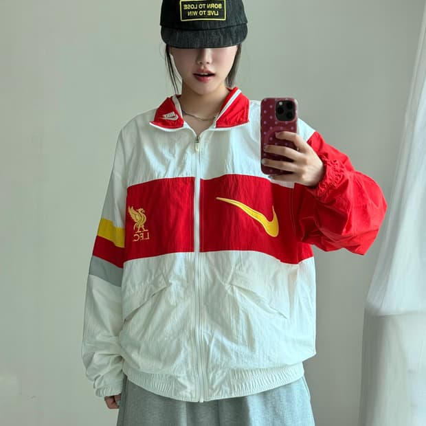 나이키 리버풀 우븐 바람막이