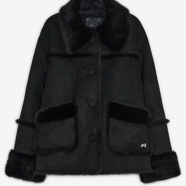 허그유어스킨 시어링 무스탕 자켓 퍼자켓 롱무스탕