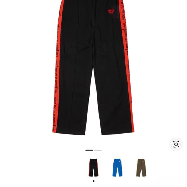 휴먼메이드 기모트랙팬츠 블랙S