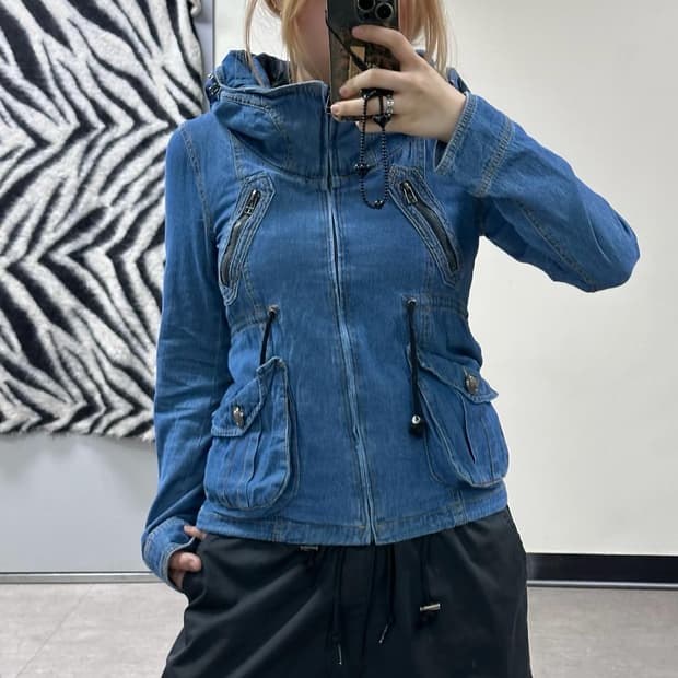 denim multi pocket jk