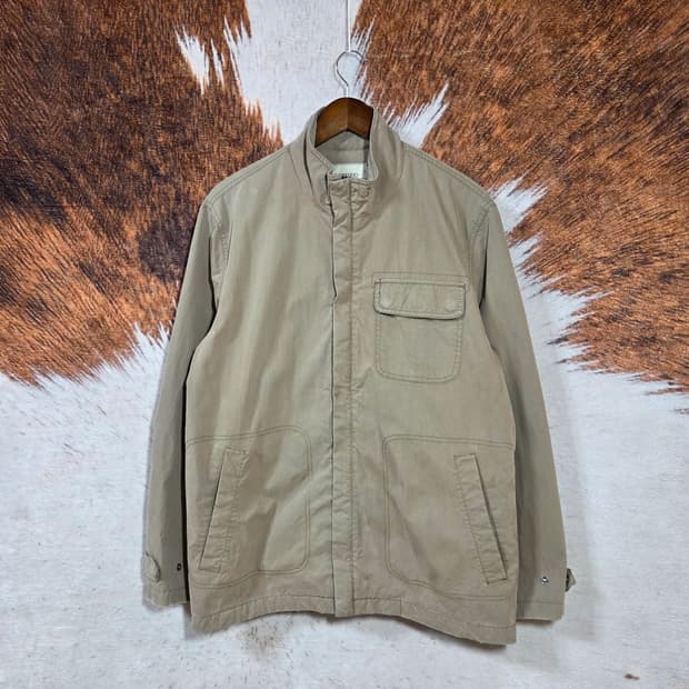 언더우드 베이지 코튼자켓
