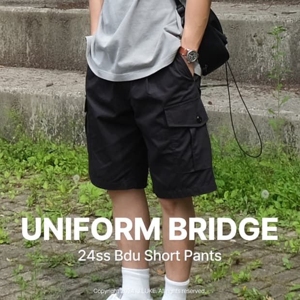 유니폼브릿지 24ss bdu 쇼트 팬츠 반바지