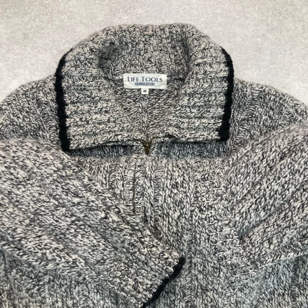 (M) LIFE TOOLS 헤비울 니트집업