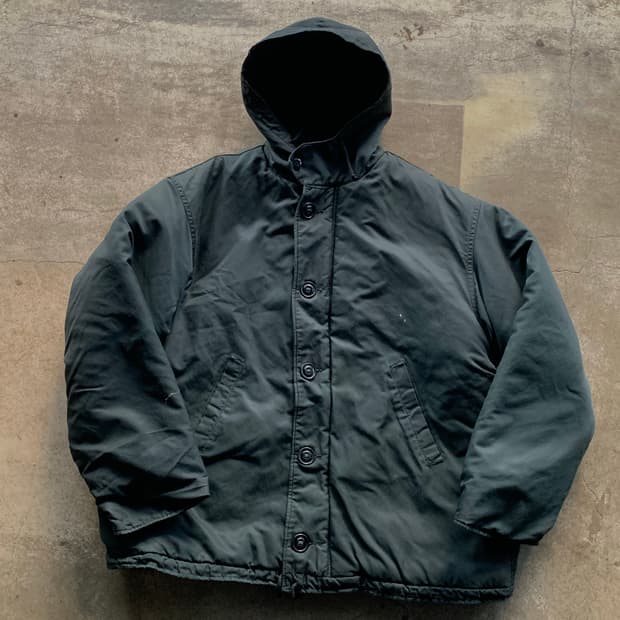 80s 로얄 캐네디언 네이비 콜드 웨더 파카 (롱/엑스라지)