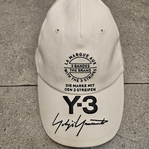Y-3아디다스 요지야마모토Yohji Yamamoto화이트볼캡
