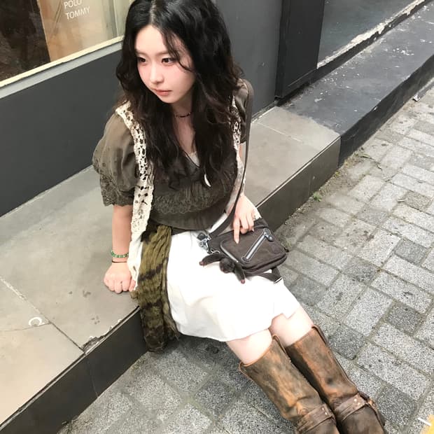 브라운 히피 코디 세트 🤎