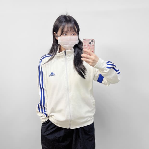 아디다스 첼시 트랙탑 져지 화이트 블루
