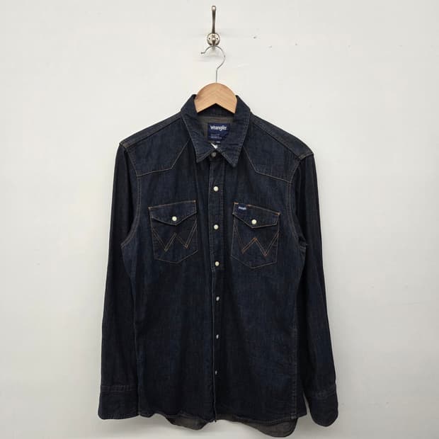 랭글러 데님 웨스턴 셔츠 남방 여L