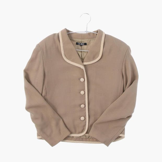 빈티지 울 자켓 블레이저