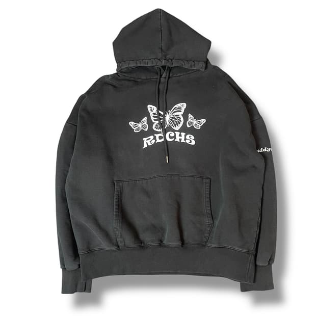 러디칙스 빅로고 블랙 후드 L