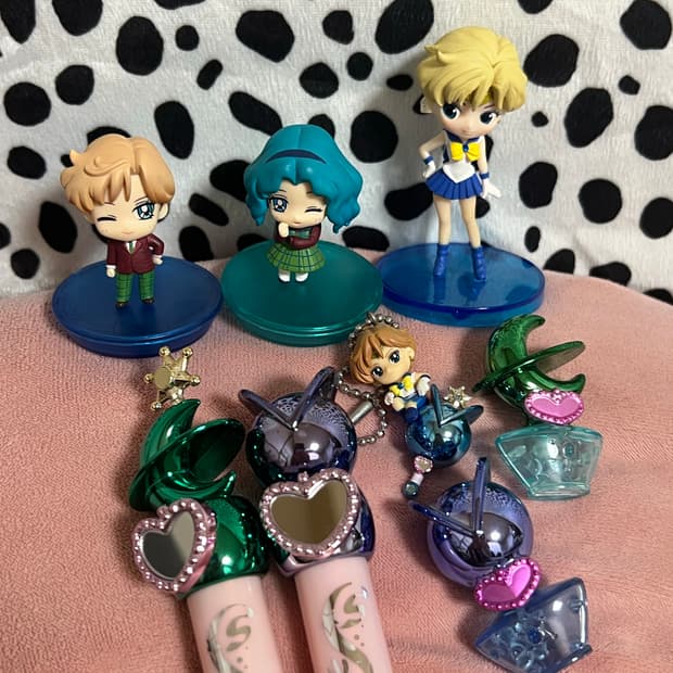 고전 세일러문 우라넵튠 외행성 굿즈 푸치캐러 일괄