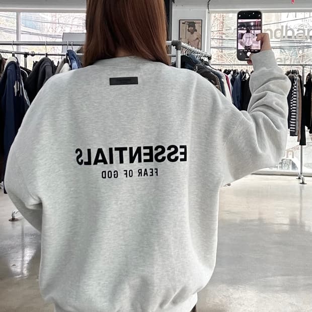 피어오브갓 에센셜 크루넥 스웻 맨투맨