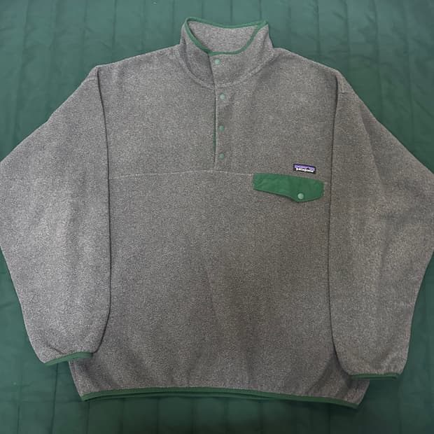 XL 파타고니아 신칠라 차콜그린 patagonia synchilla