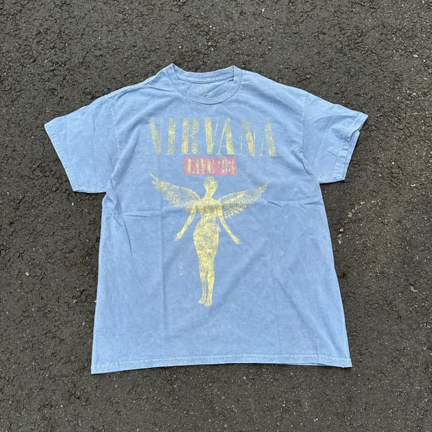 [너바나] •Nirvana Live 93 T-Shirt