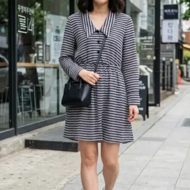 럭키슈에뜨 패턴 원피스 ~55