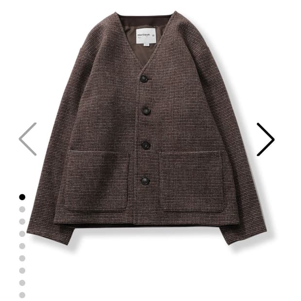 홀리선 알파카 자켓 브라운 M사이즈