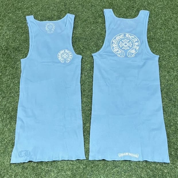 크롬하츠 홀슈스 탱크탑 M 택과 크롬하츠박스채