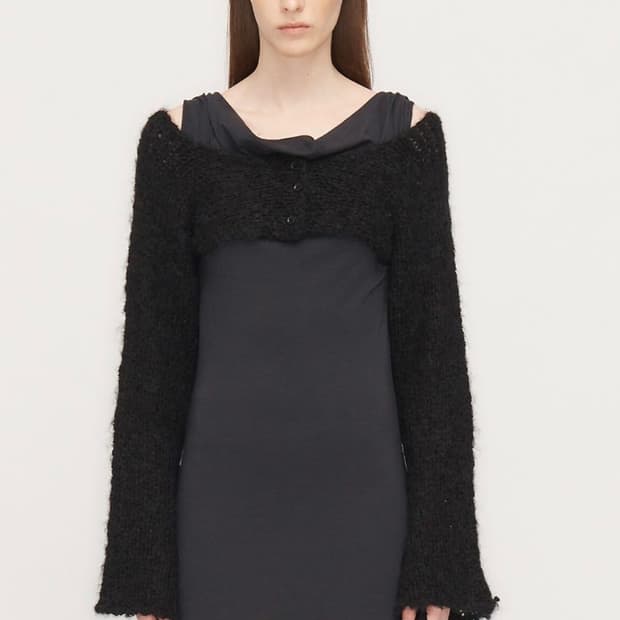 openyy 볼레로 가디건 CROPPED BOLERO CARDIGAN